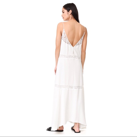 THEORY LACE INSET MAXI SLIP DRESS - Picture 4 of 5